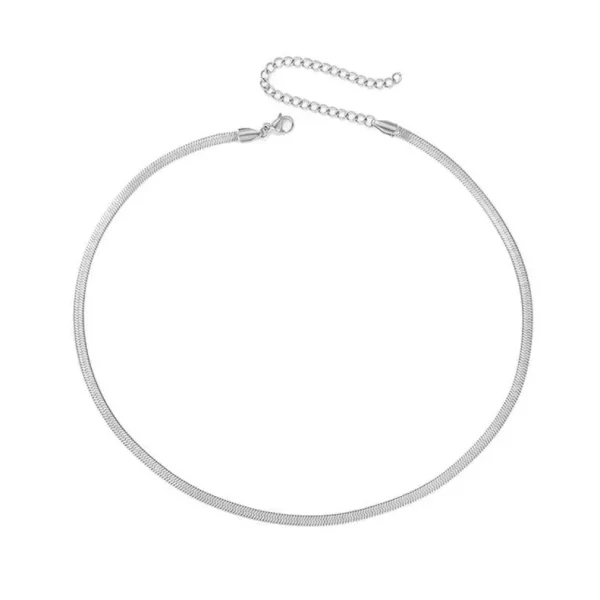 FRENCH RIVIERA | Ada Chain in Silver -kirurginteräksinen 3mm käärmeketju