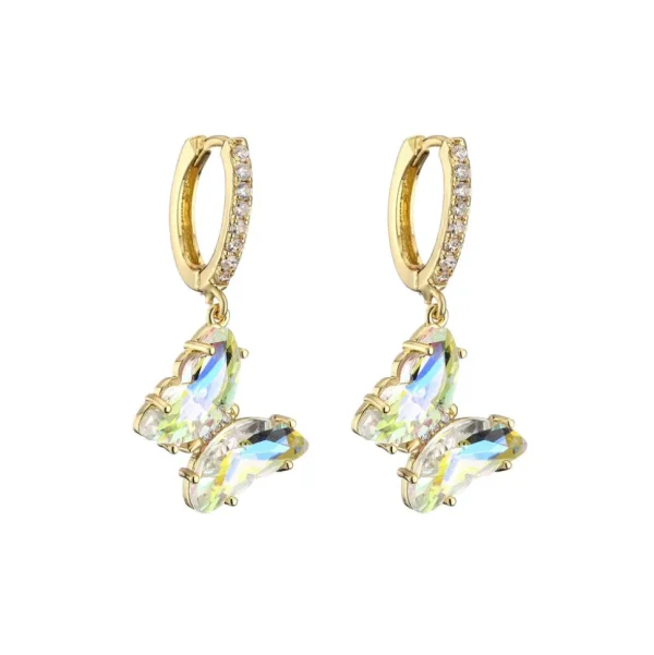 FRENCH RIVIERA | Butterfly Hoops -sateenkaarikirkkaat perhosrenkaat