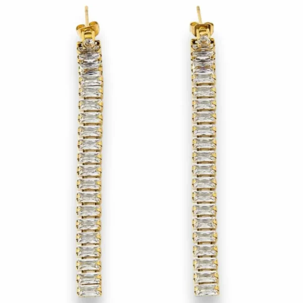 FRENCH RIVIERA | Carly Earrings -kullanväriset kirurginteräskorvakorut