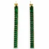FRENCH RIVIERA | Carly Earrings -vihreät kirurginteräskorvakorut