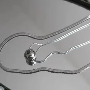 FRENCH RIVIERA | Coco Necklace -kerroskaulakoru kirurginterästä