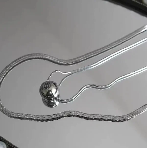 FRENCH RIVIERA | Coco Necklace -kerroskaulakoru kirurginterästä