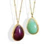 FRENCH RIVIERA | Elinore Necklace -pisara kirurginteräskaulakoru