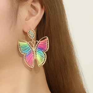 FRENCH RIVIERA | Festival Butterfly -turkoosit perhoskorvakorut