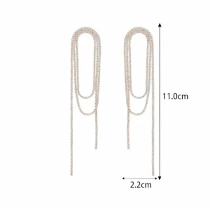 FRENCH RIVIERA | Halle Earrings -kirkaskiviset strassikorvakorut