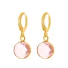 FRENCH RIVIERA | Josie Earrings -vaaleanpunaiset korvakorut