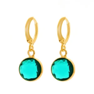FRENCH RIVIERA | Josie Earrings -vihreät korvakorut