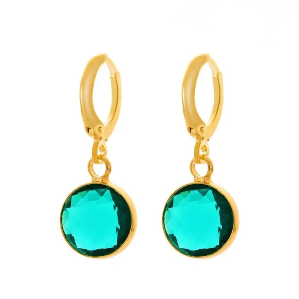 FRENCH RIVIERA | Josie Earrings -vihreät korvakorut