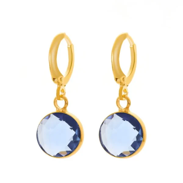 FRENCH RIVIERA | Josie Earrings -siniset korvakorut