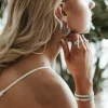 FRENCH RIVIERA | Juniper -boheemit hanger korvakorut (antiikkihopea)