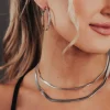 FRENCH RIVIERA | Lyra Earrings -kirkkaat renkaat (kaksi väriä)