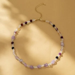 FRENCH RIVIERA | Maya Necklace -ametisti kaulakoru