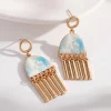 FRENCH RIVIERA | Mila Earrings -pehmeäsävyiset korvakorut