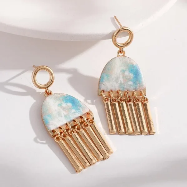FRENCH RIVIERA | Mila Earrings -pehmeäsävyiset korvakorut