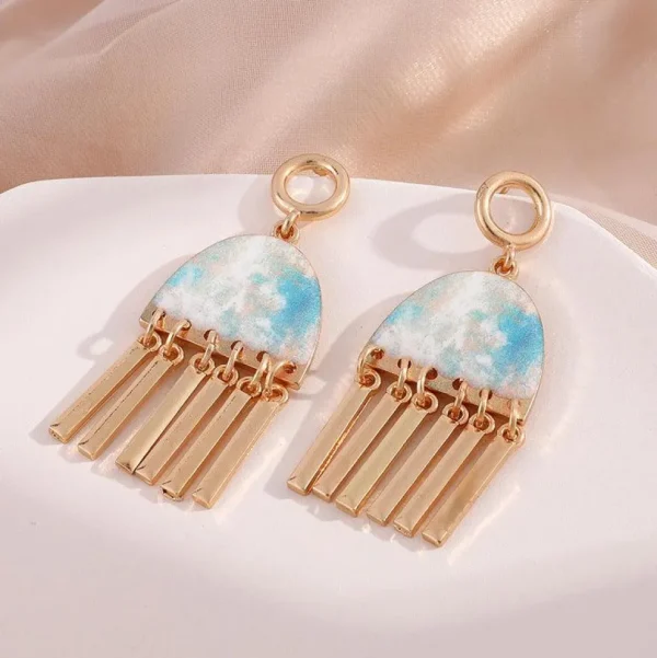 FRENCH RIVIERA | Mila Earrings -pehmeäsävyiset korvakorut