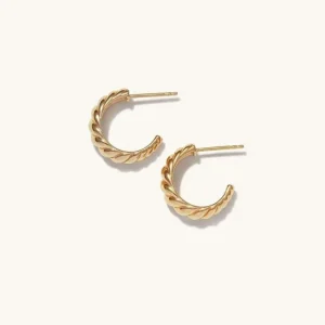 FRENCH RIVIERA | Natalie Hoops -kirurginteräksiset kierre renkaat