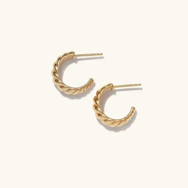 FRENCH RIVIERA | Natalie Hoops -kirurginteräksiset kierre renkaat
