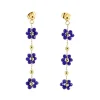 FRENCH RIVIERA | Nea Earrings -siniset kirurginteräksiset korvakorut