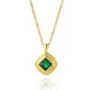 FRENCH RIVIERA | Norah Necklace -vihreä kirurginteräskaulakoru