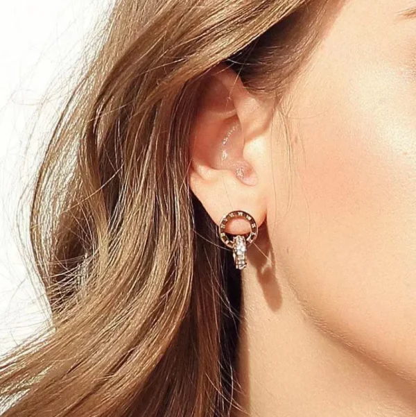 FRENCH RIVIERA | Roman Numeral Earrings -kirurginteräksiset korvakorut