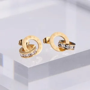 FRENCH RIVIERA | Roman Numeral Earrings -kirurginteräksiset korvakorut
