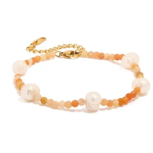 FRENCH RIVIERA | Rory Bracelet -luonnonkivirannekoru kirurginterästä