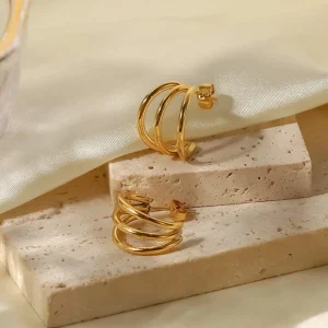 FRENCH RIVIERA | Ruby -kirurginteräksiset renkaat