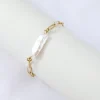 FRENCH RIVIERA | Sianna Bracelet -valkokivinen kirurginteräsrannekoru