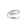 FRENCH RIVIERA | Simple Snake Ring -käärmesormus kirurginterästä