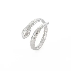 FRENCH RIVIERA | Simple Snake Ring -käärmesormus kirurginterästä