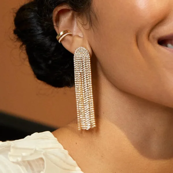 FRENCH RIVIERA | Skyla Earrings -kirkaskiviset strassikorvakorut