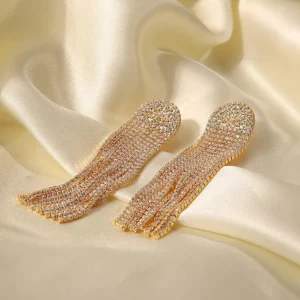 FRENCH RIVIERA | Skyla Earrings -kirkaskiviset strassikorvakorut