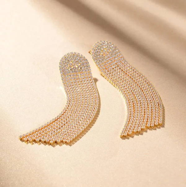 FRENCH RIVIERA | Skyla Earrings -kirkaskiviset strassikorvakorut