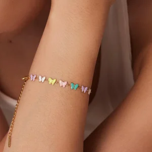 FRENCH RIVIERA | Summer Butterfly -perhosrannekoru kirurginterästä
