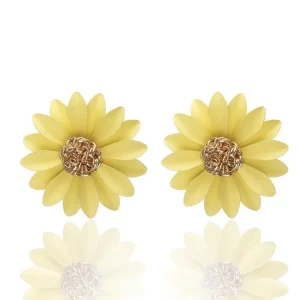 FRENCH RIVIERA | Summer Dahlia -keltaiset kukkakorvanapit