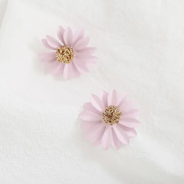 FRENCH RIVIERA | Summer Dahlia -vaaleanpunaiset kukkakorvanapit