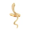 FRENCH RIVIERA | Uma -Gold Snake Ring -käärmesormus kirurginterästä