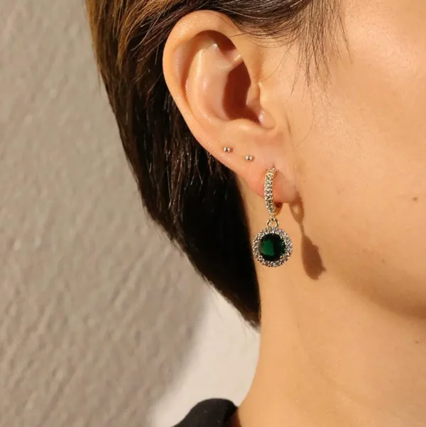 FRENCH RIVIERA | Viola Earrings -vaaleanpunaiset juhlakorvakorut