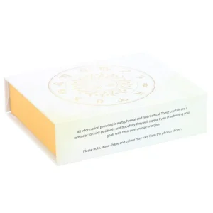 Gemini Crystal Tumblestone Set -kaksosen luonnonkivi lahjapakkaus