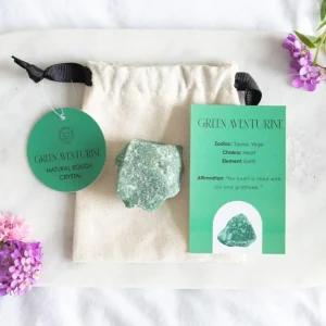 Green Aventurine Healing Rough Crystal -aventuriini raakakivi