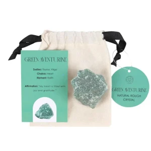 Green Aventurine Healing Rough Crystal -aventuriini raakakivi