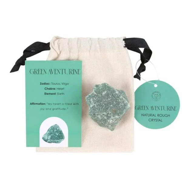 Green Aventurine Healing Rough Crystal -aventuriini raakakivi