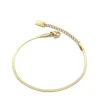 HABAHA Paris | Ada Bracelet -litteä kirurginteräsrannekoru (kulta)