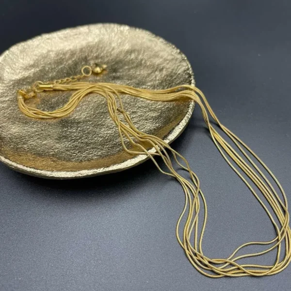 HABAHA Paris | Faye Chain in Gold -kirurginteräksinen käärmeketju