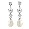 Helmikorvakorut, ATHENA BRIDAL JEWELLERY | Classic Long Pearl Earrings