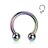 Hevosenkenkä 1,2mm, Titanium Multicolor Horseshoe