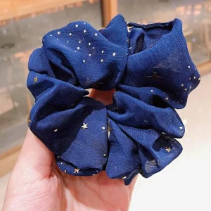 Hiusdonitsi/scrunchie | SUGAR SUGAR, Star Scrunchie in Blue