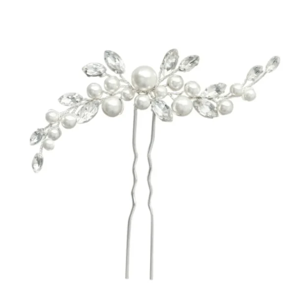 Hiuskoru, ATHENA BRIDAL | Chic Pearl Pin -hopeinen helmihiuskoriste