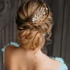 Hiuskoru, ATHENA BRIDAL | Deluxe Silver Comb -hopeinen hiuskampa