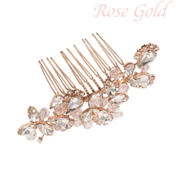 Hiuskoru, ATHENA BRIDAL | Eternally Chic Comb -ruusukultainen hiuskampa